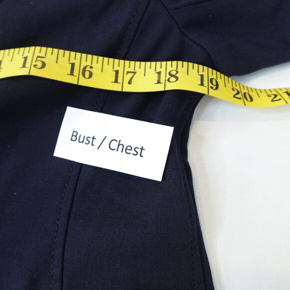 Basler Womens Blazer 40 US 10 Blue Schoolgirl Academia Preppy Old Money Knit - Picture 11 of 14